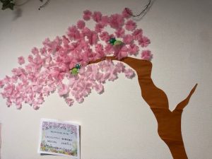 手作りの桜の木 特養なにわ 特別養護老人ホームなにわ